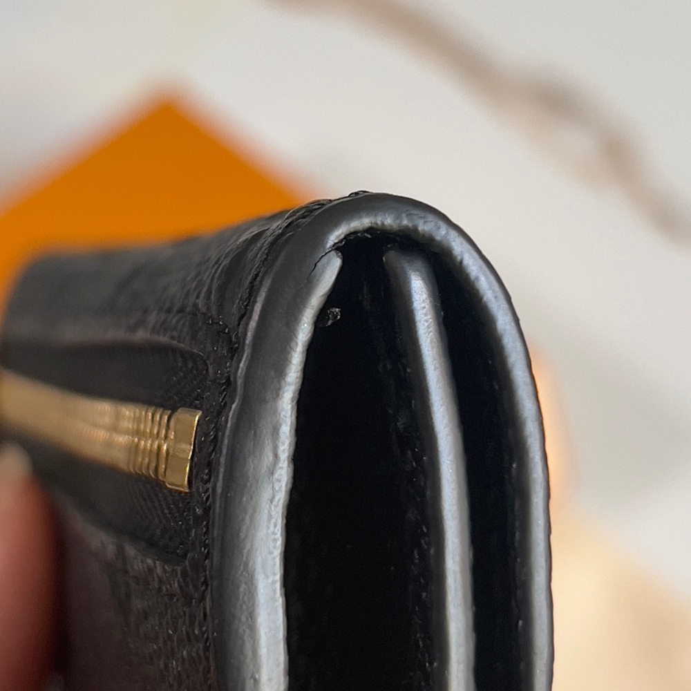 SOLD-Authentic Louis Vuitton Key Pouch Mng Empreinte Black - Picture 12 of 16